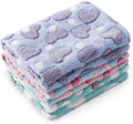 1 Pack 3 Blankets for Dog Puppy Cat (Small 23x16'', Purple, Pink, Green) by CADONO
