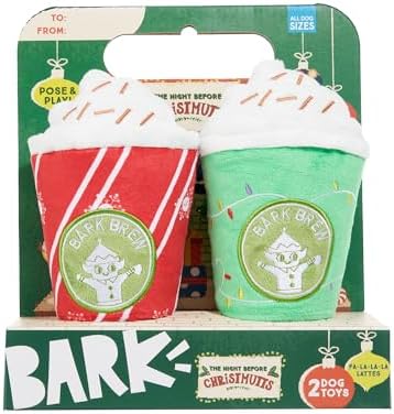 BarkBox FA-La-Lattes 2-in-1 Interactive Plush Dog Toy by BARK