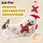 Santa Claus Squeaky Dog Toy – Soft Christmas Plush Pet Toy with Built-in Squeaker for Small and Medium Dogs, Holiday Fetch & Interactive Play - Image 6
