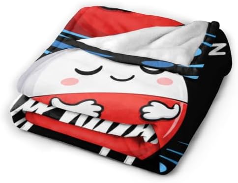 Sleepy Fishing Bobber Blanket Throw Gift for Girls Women 50"X40" - Image 5