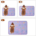 1 Pack 3 Blankets for Dog Puppy Cat (Large 41x31'', Purple, Pink, Brown) - Image 2