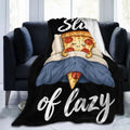 Sleepy Pizza Blanket Throw Gift for Girls Women 80"X60" by Unknown