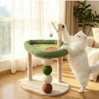 Cat Scratching Post, 28.35" H(72cm) Cat Tree/Cat Tree Tower with Cat Bed, Scratching Posts for Indoor Cats with one Plush Ball Toy, Small Cat Tree for Kittens/Cats Playing (28 in Cat Tree) by Unknown