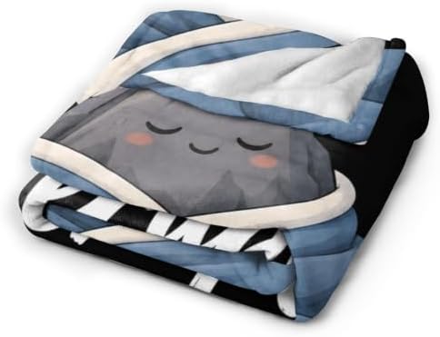 Sleepy Volcano Blanket Throw Gift for Girls Women 60"X50" - Image 5