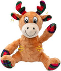 Christmas Dog Toys Squeaky Crinkle Sound Paper Tail, Stuffed Gift by DOGTOYS