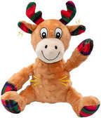 Christmas Dog Toys Squeaky Crinkle Sound Paper Tail, Stuffed Gift by DOGTOYS