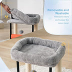Hey-brother Cat Tree, Sturdy Tower with Sisal-Wrapped Columns, MPJ010SW - Image 5