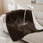 LOOBANI Waterproof Pet Blanket for Couch, Throw Size 50"x60", Coffee by LOOBANI