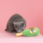 Fringe Studio Plush Cat Toy, Dom Purrignon Kicker, 9.5" x 3.5" x 3" Pet Shop Collection (693008) - Image 4