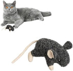SPOT Fuzzy Mouse Freddie Cat Toy with Catnip – 3.5in Plush Mouse for Cats & Kittens, Crinkle Sound, Great for Batting, Chasing & Interactive Play – Assorted Colors by SPOT