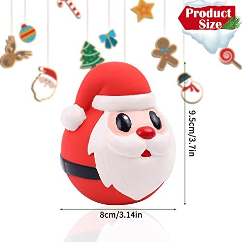 Malier 3 Pack Christmas Dog Toys, Funny Latex Dog Chew Toy, Squeaky Interactive Dog Toys for Puppy Small Medium Pets Dogs - Image 6