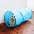 iCAGY Cat Tunnel for Indoor Small Cats Kittens Rabbits, Foldable Tube Toys - Image 2