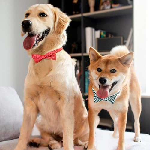 Segarty Bowties for Dogs, 30 PCS Grooming Dog Bow Ties with Adjustable Collar Puppy Bow Ties Bulk for Small Medium Pets Cats Christmas Valentine Holiday - Image 4