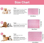 Dono 1 Pack 3 Dog Blankets for Small Dogs, Soft Fluffy Paw Print Pattern Fleece Pet Blanket Warm Sleep Mat, Puppy Kitten Blanket Doggy Mat for Dog Cat Kitten Doggy -23*16in (S(23*16"), Brown Bone) - Image 3