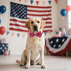 4th of July Dog Bow Ties Bulk for Large Dogs 30 Pack 5.1"*3.1" L - Image 5