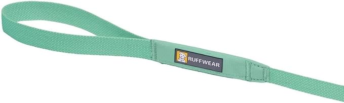 Ruffwear, Hi & Light Dog Leash, Ultralight 4.5 ft Lead with Lockable Swivel Crux Clip and Pick‑Up Bag Pocket, Minimalist Packable Webbing for Everyday Walks, Sage Green