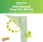 Evercare Pack of 3 Gain Scented All-Purpose Mega Lint Roller Refill Rolls, 50 Sheets Each