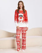 XPUDAC Christmas Matching Dog and Owner Pajamas for Women Sleepwear, Large - Image 5