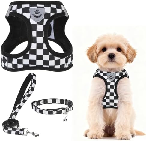 PUPTECK Dog Harness, Collar and Leash Set No Pull for Small Medium Sized by PUPTECK