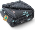 Luciphia Waterproof Dog Blanket Reversible Sherpa Fleece for Small Dogs Cat by luciphia