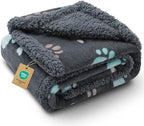Luciphia Waterproof Dog Blanket Reversible Sherpa Fleece for Small Dogs Cat by luciphia