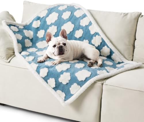 LE SURE Waterproof Dog Blankets for Medium Dogs Cute 3D Jacquard,30x40 - Image 2