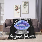 Sleepy Crystal Ball Blanket Throw Gift for Girls Women 60"X50" - Image 3