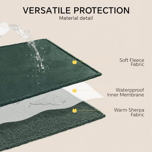 Luciphia Waterproof Blanket for Large Dog, Reversible Sherpa Couch Cover - Image 6