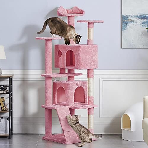 Yaheetech 70in Multi-Level Sturdy Cat Tree, Condo, Sisal Scratching Posts - Image 3