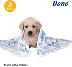 Dono 1 Pack 3 Dog Blankets, Soft Fluffy Fleece Pet Blanket Warm Sleep Mat Paw Print Design Puppy Kitten Throw Blanket Doggy Mat, Blanket for Dogs - Image 2