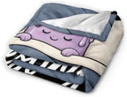 Sleepy Candle Blanket Throw Gift for Girls Women 80"X60" - Image 5