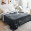 LOOBANI King Size Waterproof Blanket, Oversized Bed Cover, 85"x108", Grey by LOOBANI
