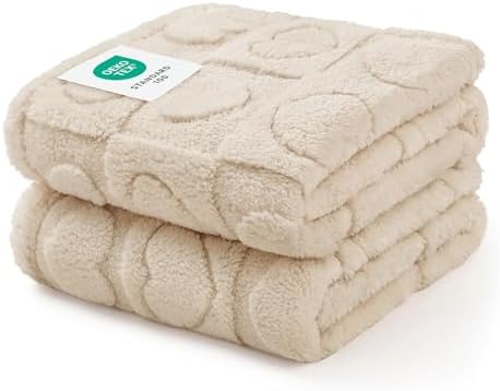 Luciphia 2 Pack Small Dog Blanket, Cozy Fleece Throw for Puppy Cat,41"x31" by luciphia