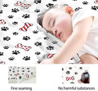 Dog Paw Blanket, Dog Paw Christmas Santa Claus Xmas Truck Blankets, Gift for Girls Dog Paw Lover, 40"x50" Soft Lightweight Plush Throw Blanket for Couch Bed Sofa Decoration - Image 4