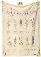 COMFAR Christian Gifts for Women Faith, Inspirational/Religious/Spiritual Gifts for Adults, Soft Throw Blankets for Women/Men, Personalized Blankets for Adults 40"x 50" by COMFAR