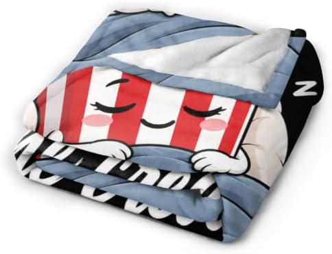 Sleepy Popcorn Blanket Throw Gift for Girls Women 50"X40" - Image 5