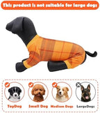PET SHOW 4 Pack Plaid Fleece Dog Pajamas Warm for Extra Large Dogs - Image 2