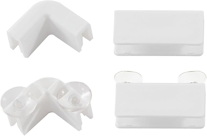Expansion Kit for Acrylic Dog Playpen - 1 Pair Connectors & Buckles | DIY Add-On Parts to Increase Size, Durable Replacement Components for Indoor Puppy Pen, Only for This Dog Playpen