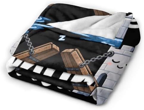 Sleepy Drawbridge Blanket Throw Gift for Girls Women 80"X60" - Image 5