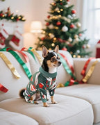 PET SHOW 4 Pack Christmas Fleece Dog Pajamas Warm for Extra Small Dogs - Image 7