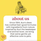Burts Bees for Pets Hypoallergenic Cat Shampoo, Unscented, 10 Fl Oz, 6-Pk | Gentle shea butter and honey formula for indoor cats with dry or sensitive skin, pH balanced