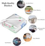 Happy Easter Rabbit Throw Blanket, Bunny Floral Soft Cozy Blankets, Cute Lightweight Flannel Blanket for Easter Decorations, All Season Warm Fleece Blanket for for Couch Bed Sofa 50x60 Inch - Image 6