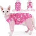 DENTRUN Cat Christmas Onesie, Soft Fleece Recovery Suit Pajamas for Cats by DENTRUN