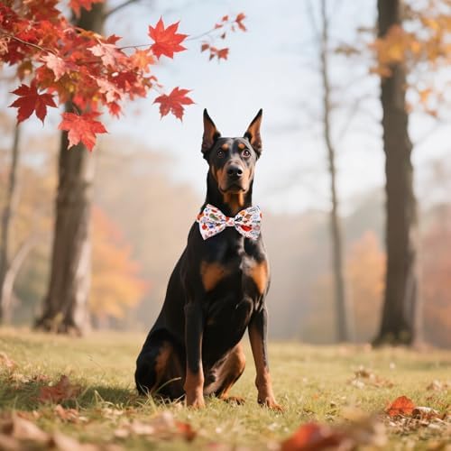 Fall Dog Bow Ties Bulk for Large Dogs 30 Pack 5.1"*3.1" L - Image 5