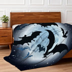 COMFAR Cute Halloween Blankets for Kids/Teens/Women/Men/Adults, Spooky Blanket for Boy/Girls/Toddler, Fall Throw Blanket for Couch 40" x 60 - Image 6