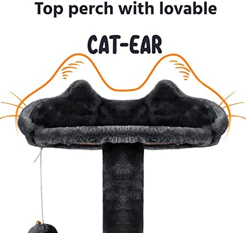 Yaheetech 70in Multi-Level Sturdy Cat Tree, Condo, Sisal Scratching Posts - Image 6