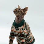 Cat Festive Sweater Pullover, Soft Warm Christmas Clothes (Red,3XL) - Image 5