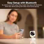 WYZE Cam v4 (Latest Model), 2.5K AI Security Camera, Indoor/Outdoor Cameras for Home Security, Baby Monitor & Pet Camera, Vibrant Color Night Vision, No Subscription Required