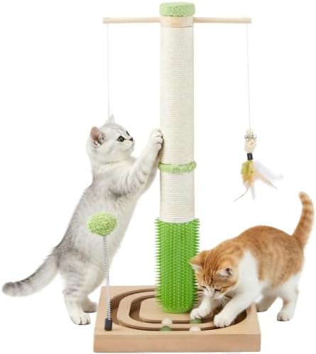 Cat Scratching Post with Stable Square Base for Indoor Small Cats&Kitten - Image 6