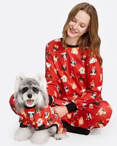 XPUDAC Christmas Dog Pajamas for Small Medium Dogs Puppy Clothes Pjs,XSmall - Image 2